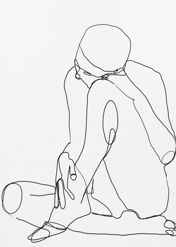 Line Drawing Man | Poster