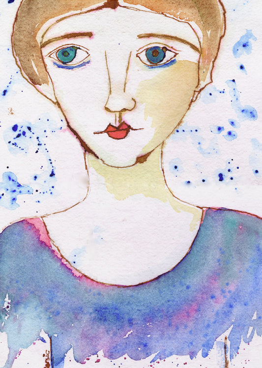 Lady looking | Canvas