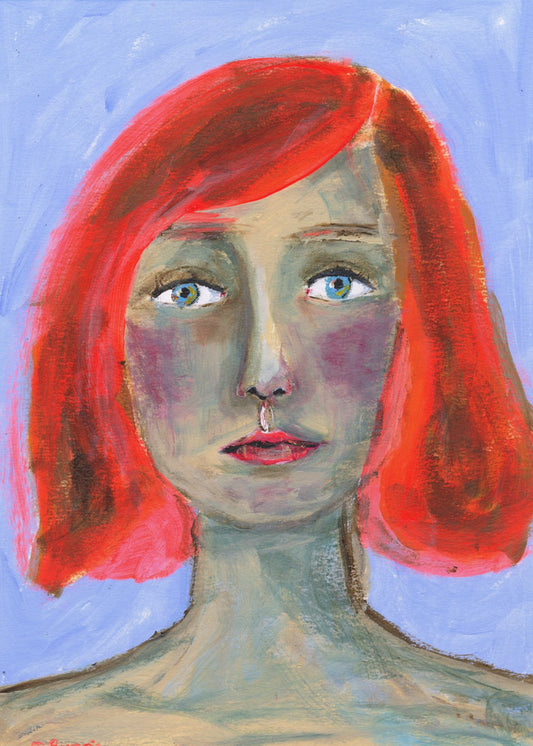 Red Head | Canvas