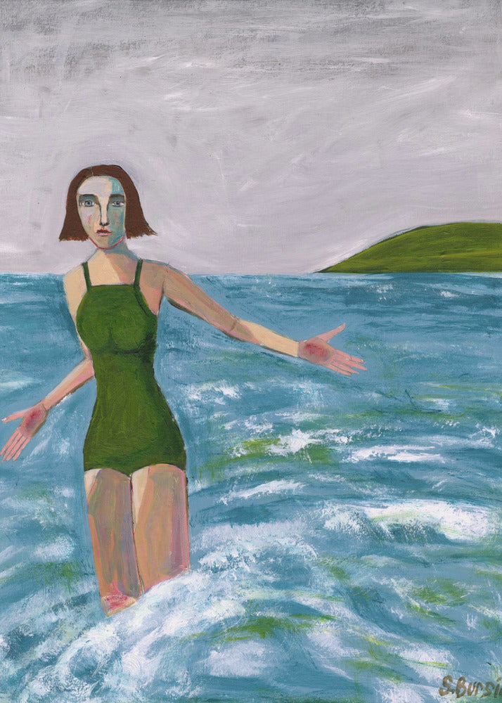 Woman by the sea | Canvas