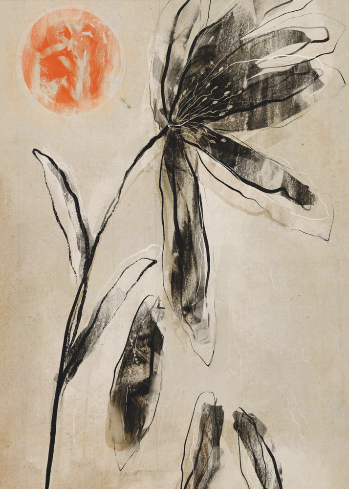 Shadowed Bloom | Canvas