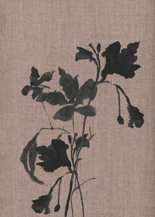 Black Floral 3 | Canvas