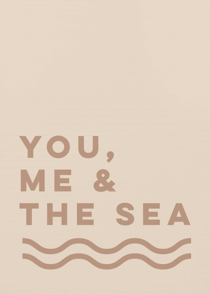 You Me And The Sea (Sand) | Poster