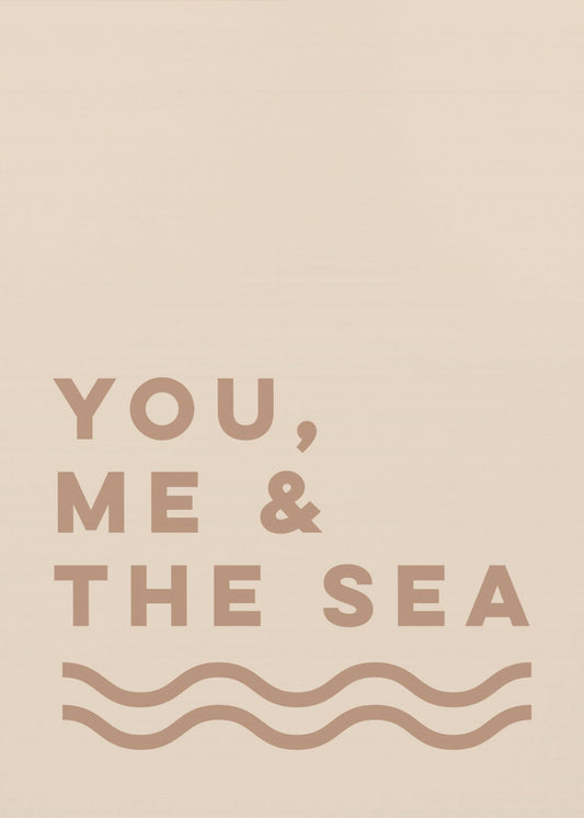 You Me And The Sea (Sand) | Poster