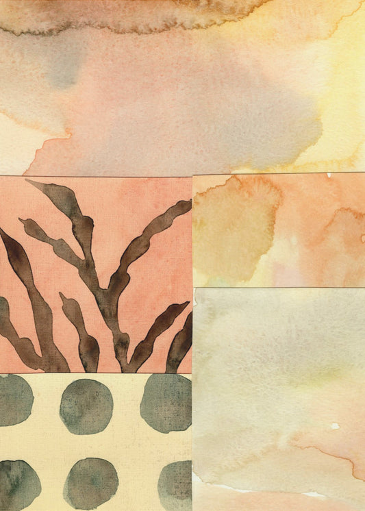 Watercolor abstract composition 9 | Canvas