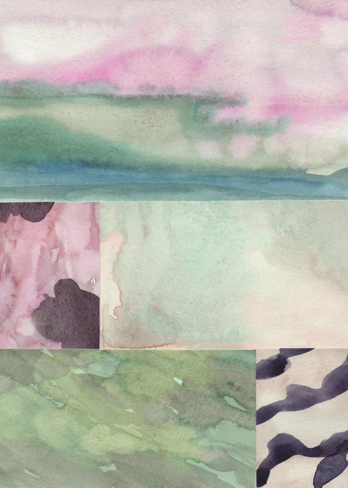 Watercolor abstract composition 10 | Canvas