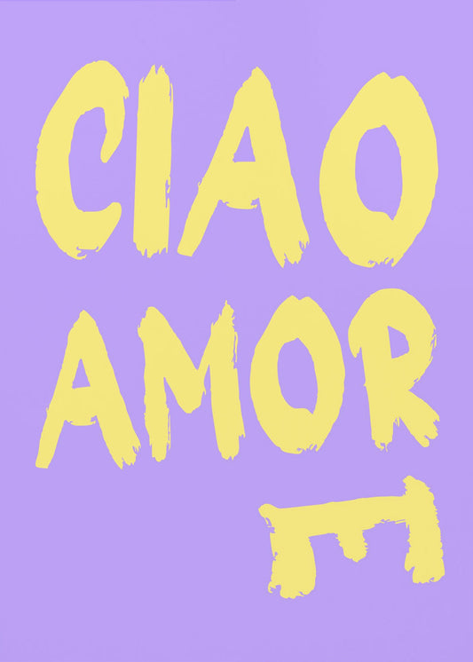 Ciao amore | Poster