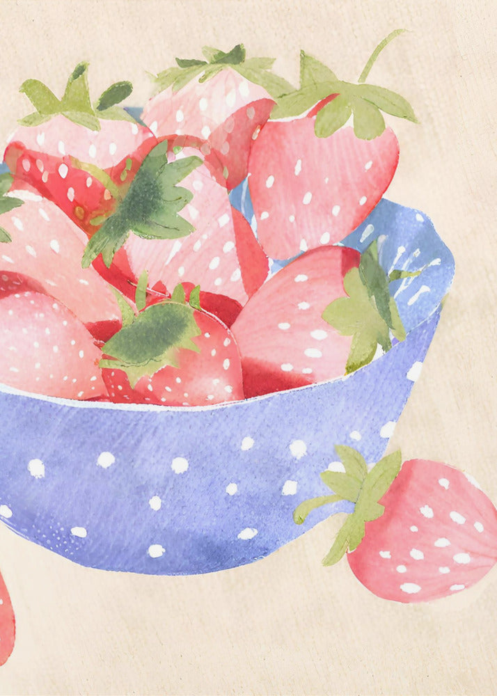 Erdbeeren in Schale | Poster