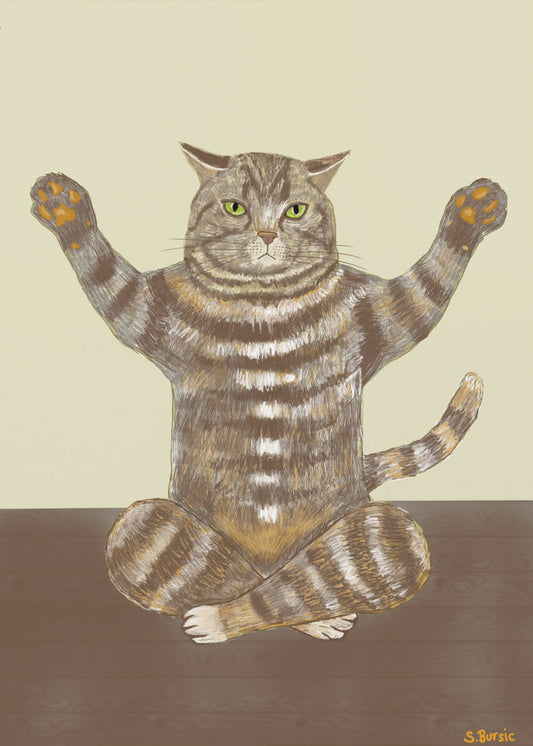 Yoga Cat | Canvas
