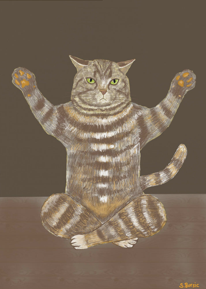 Yoga Cat | Poster