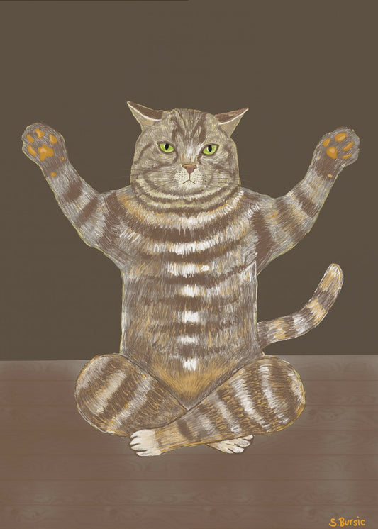 Yoga Cat | Canvas
