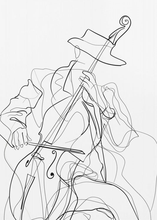 Line Art Musican 1 | Poster