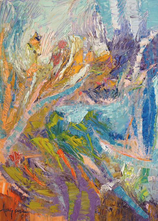 Indigo Abstract | Poster