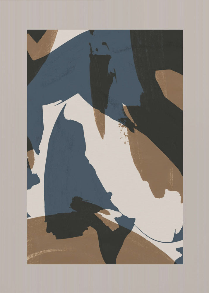 Abstract Brush Strokes 60 | Canvas