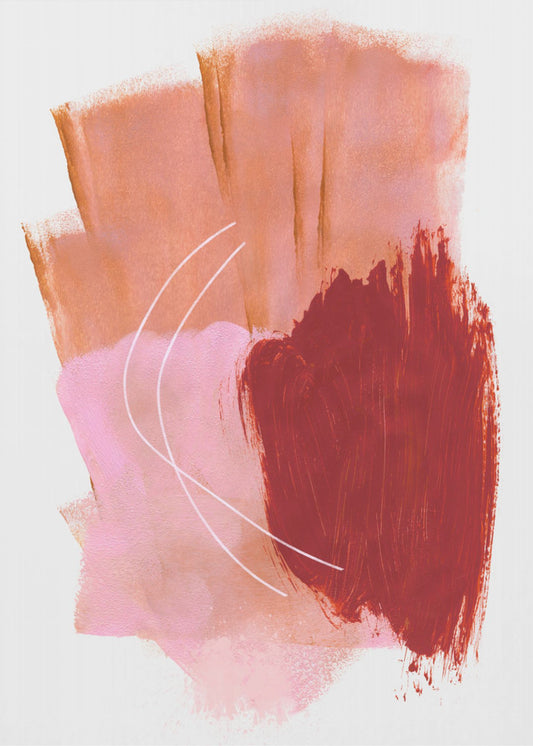 Abstract Brush Strokes 54 | Poster