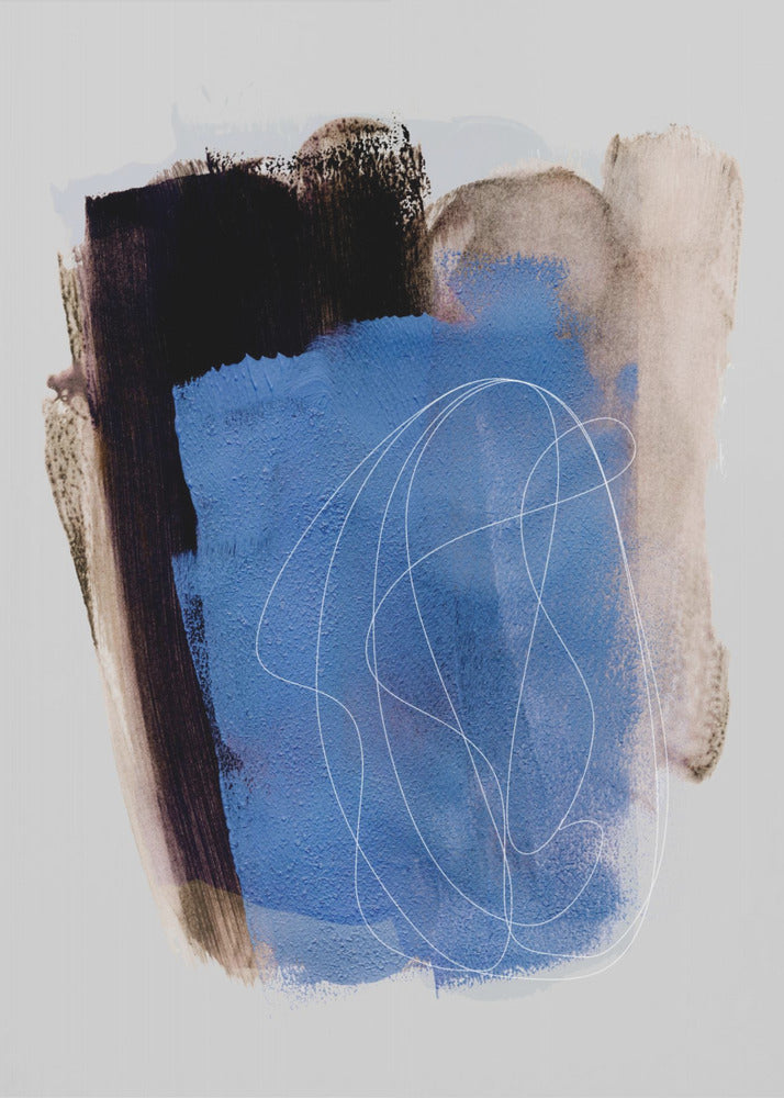 Abstract Brush Strokes 55 | Canvas