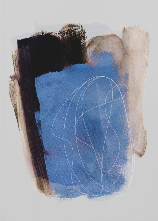 Abstract Brush Strokes 55 | Canvas