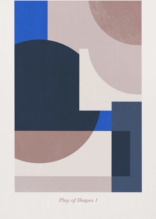 Play of Shapes 1 | Canvas