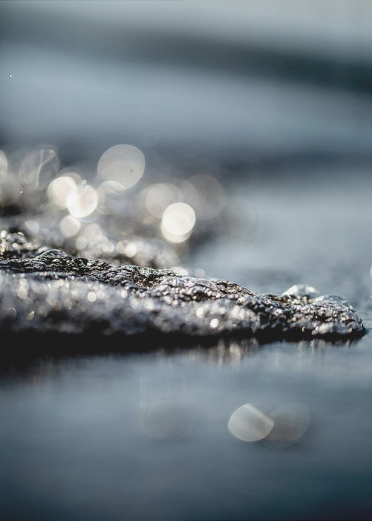 Waves and Glitter | Canvas