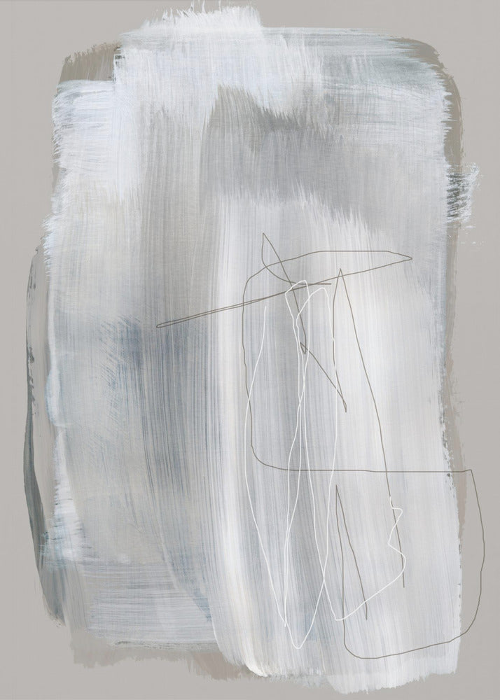 Abstract Brush Strokes 109 | Canvas