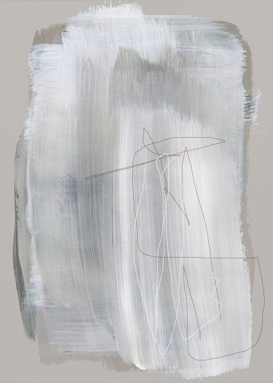 Abstract Brush Strokes 109 | Canvas