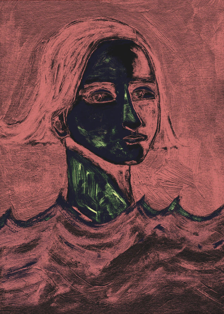 The Swimmer Pink | Canvas