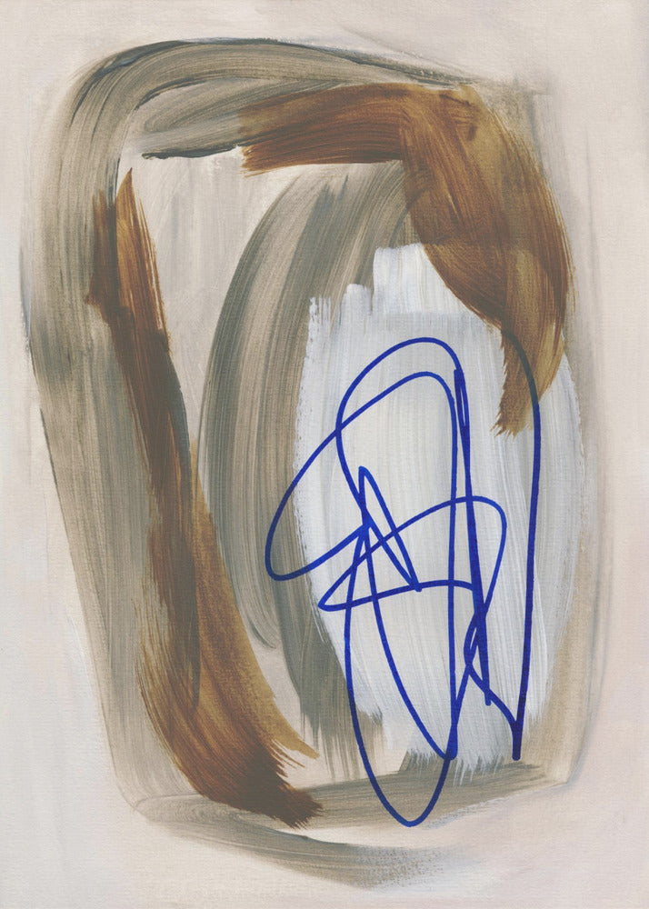 Abstract Brush Strokes 156 | Canvas