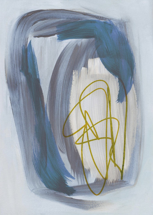 Abstract Brush Strokes 156X | Canvas