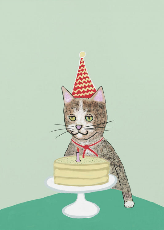 Birthday cat | Poster