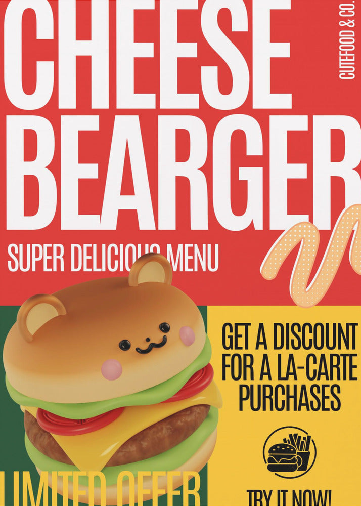 Cheese Burger Offer | Canvas