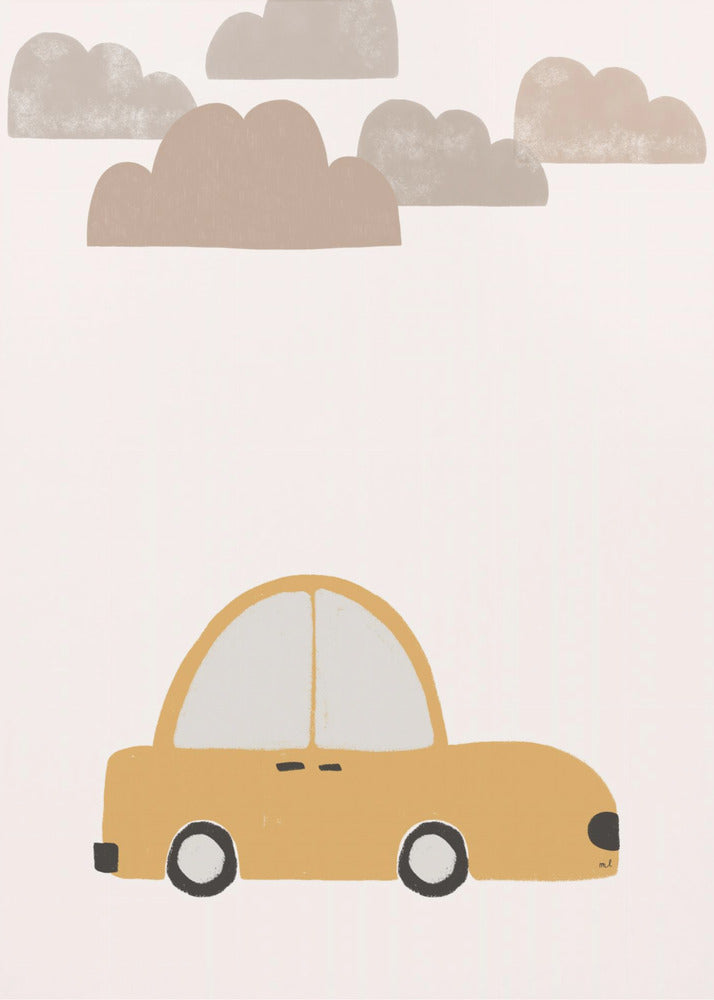Yellow Car | Canvas