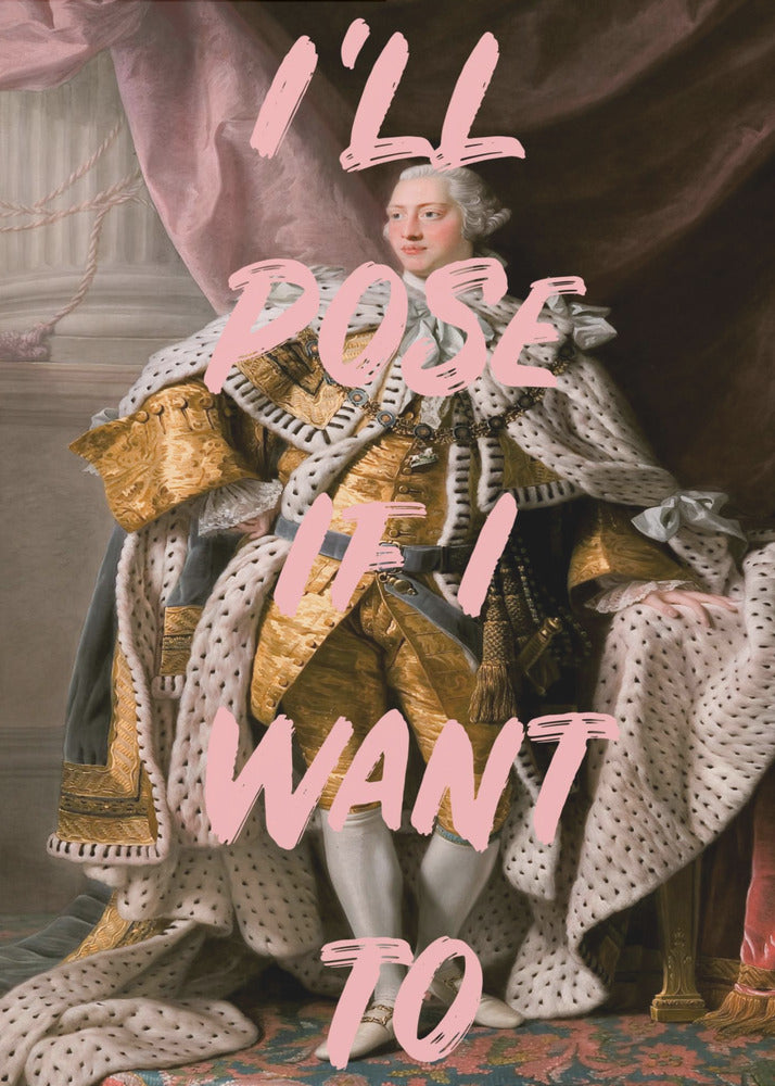 Kingposerpink Ratio2x3 | Poster