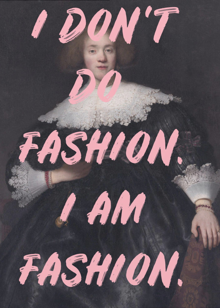 Iamfashionii Ratioiso | Poster
