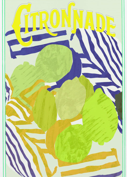 Citronnade Yellow and Green | Canvas