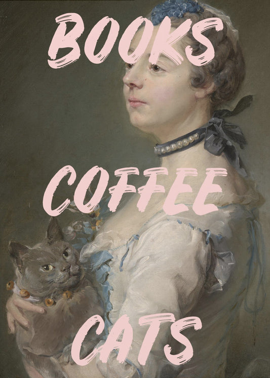 Bookscoffeecats Ratioiso | Poster