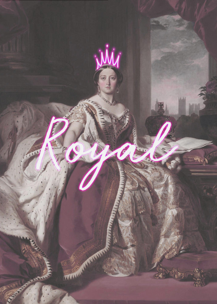 Queenvictoriaroyalneon Ratioiso | Poster