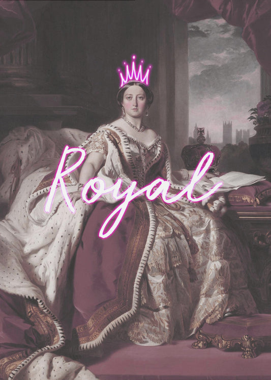 Queenvictoriaroyalneon Ratioiso | Poster