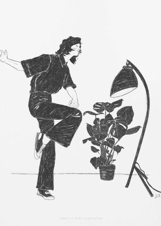 Jlr Dancingathome4 Blackandwhite Copy | Poster