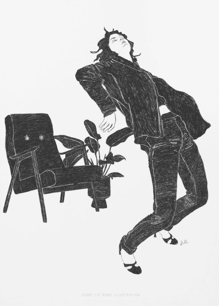 Jlr Dancingathome6 Blackandwhite Copy | Poster