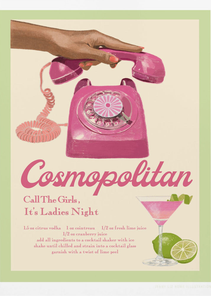 Jlr Cocktails Cosmopolitan | Poster