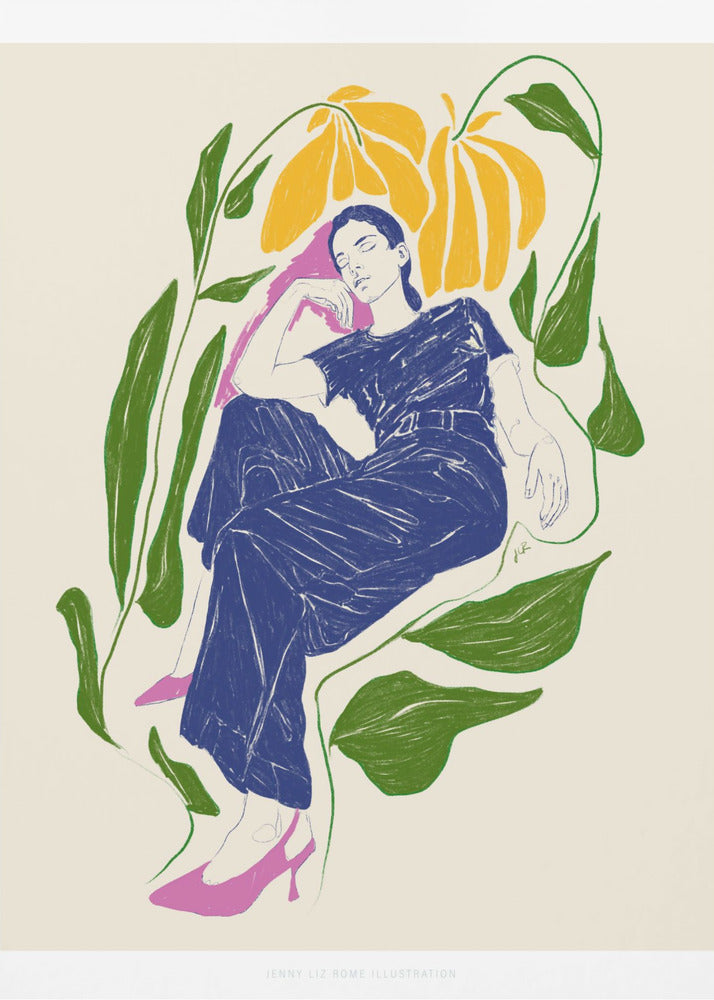 Jlr Quiet in the garden | Poster