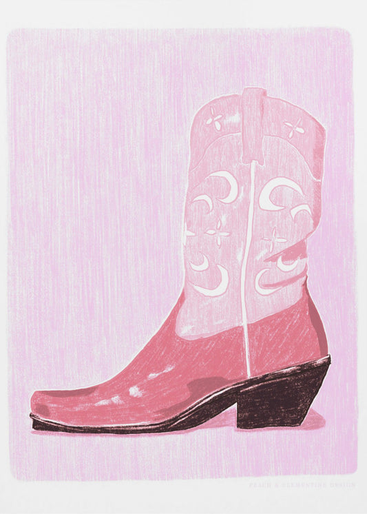 P&amp;c Cowgirlboot | Poster