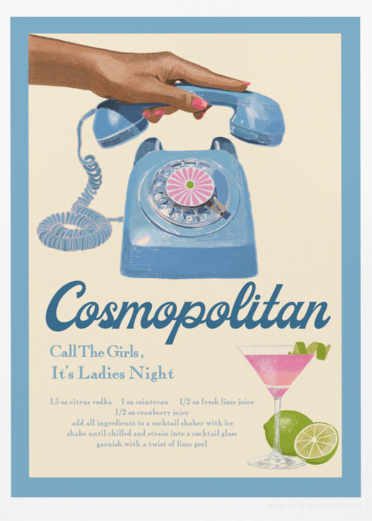 Blue Cosmo | Poster