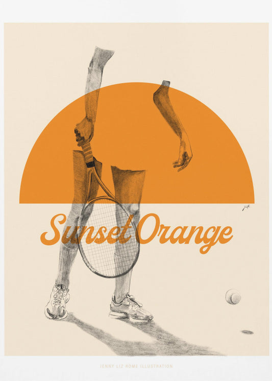 Sunset Orange | Poster