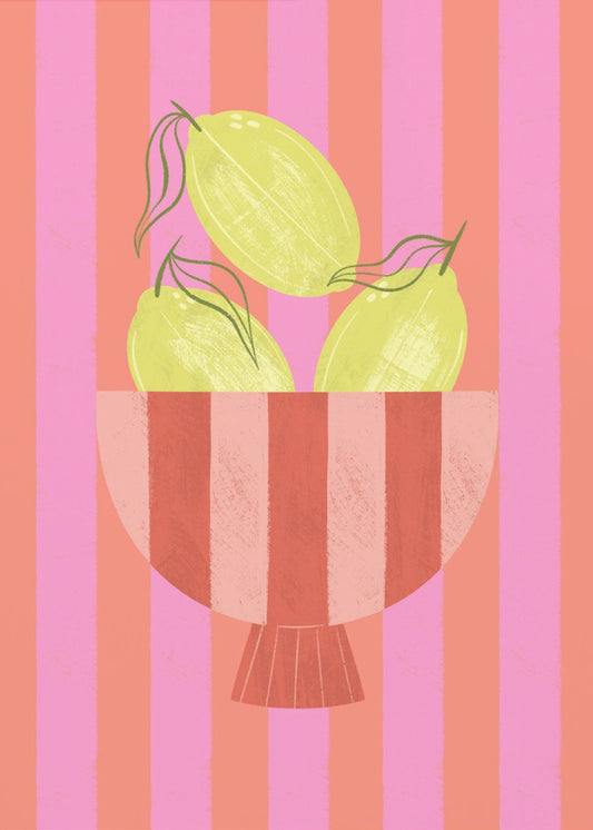 Bowl Of Lemons | Poster