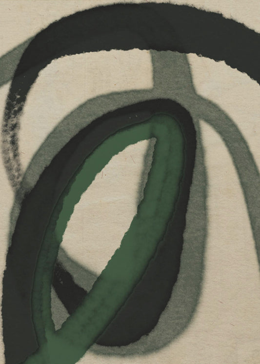 Emerald Whorls | Canvas