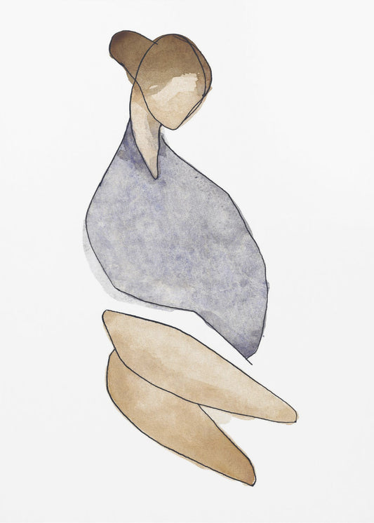 Sitting Woman no.11 | Poster