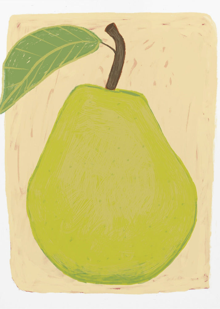 Big green pear | Canvas