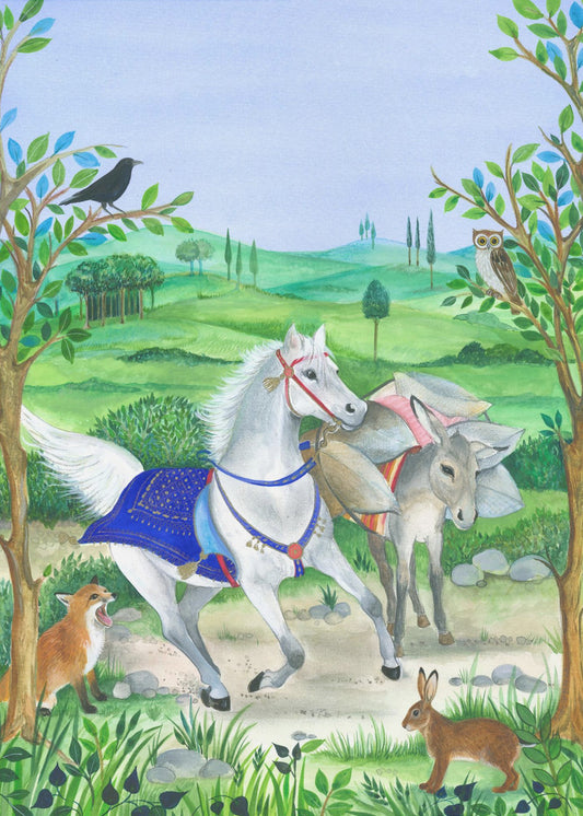 The Harmony Of Nature And Animal Life, | Poster