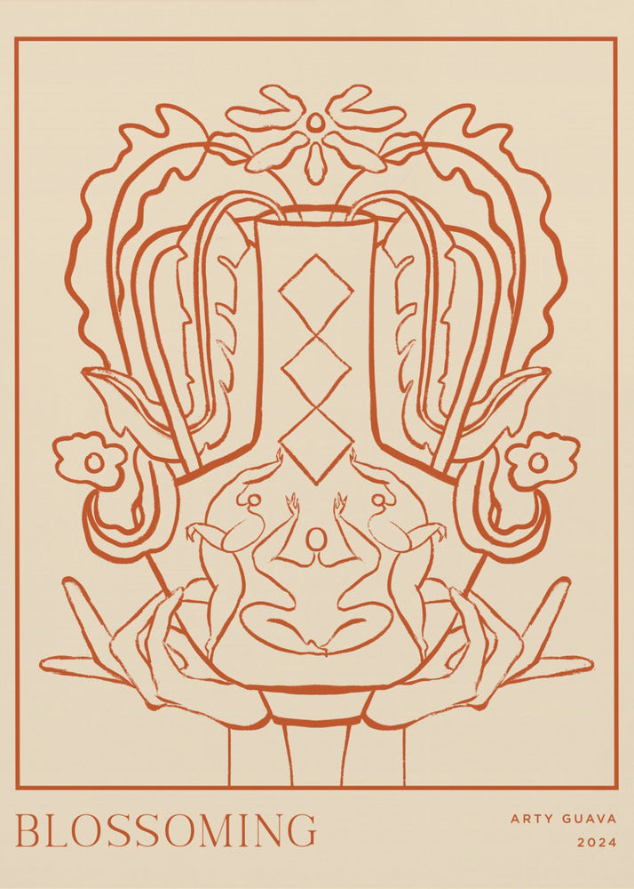 Vessel Collection : Blossom (LineArt) | Poster